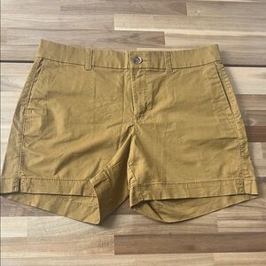 Old Navy Men's Mustard Flat Front Shorts